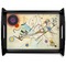 Kandinsky Composition 8 Black Wooden Tray - Large