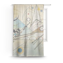 Kandinsky Composition 8 Sheer Curtains