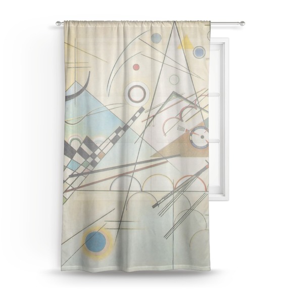 Custom Kandinsky Composition 8 Sheer Curtain - 50"x84"