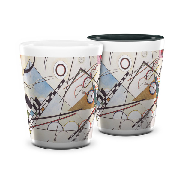 Custom Kandinsky Composition 8 Ceramic Shot Glass - 1.5 oz