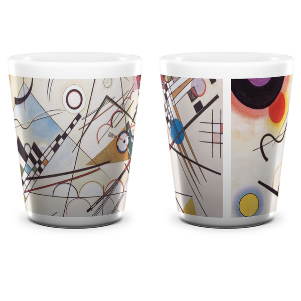 Kandinsky Composition 8 Shot Glass - White - APPROVAL