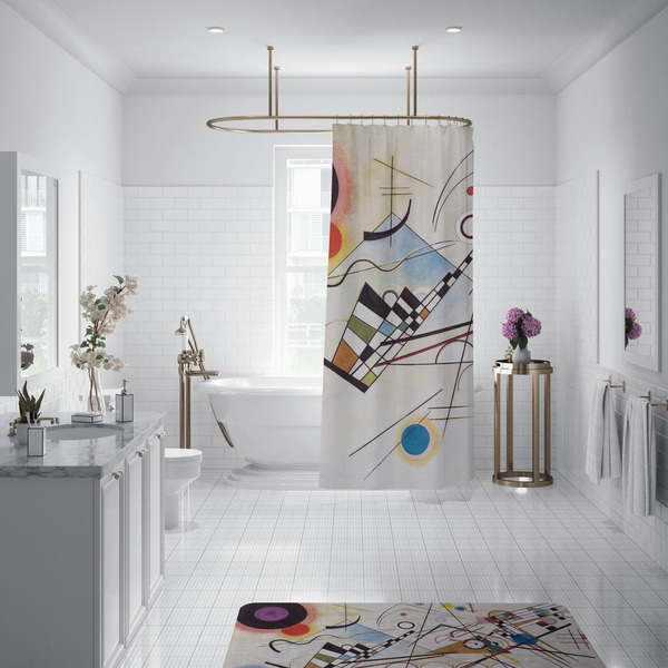 Kandinsky Composition 8 Shower Curtain - 70"x83"