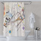 Kandinsky Composition 8 Shower Curtain Lifestyle