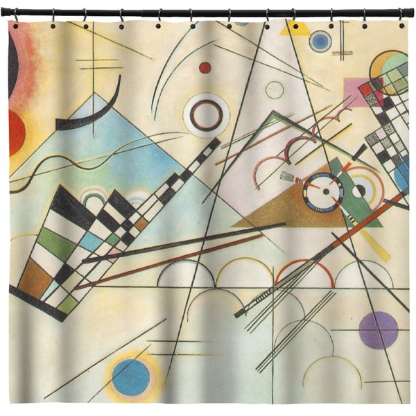 Custom Kandinsky Composition 8 Shower Curtain - Custom Size