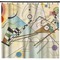 Kandinsky Composition 8 Shower Curtain (Personalized) (Non-Approval)