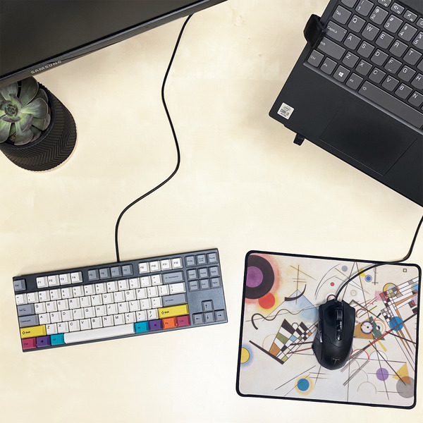 Kandinsky Composition 8 Small Gaming Mats - LIFESTYLE