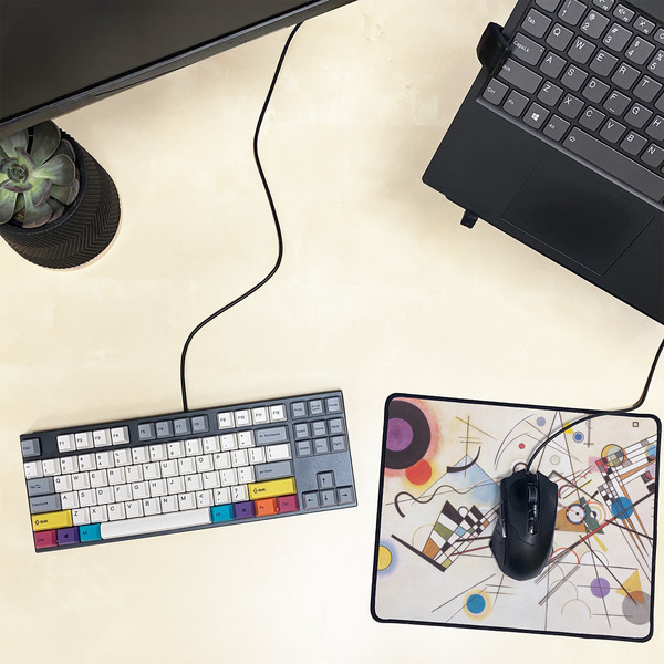 Kandinsky Composition 8 Small Gaming Mats - LIFESTYLE