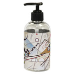 Kandinsky Composition 8 Plastic Soap / Lotion Dispenser (8 oz - Small - Black)