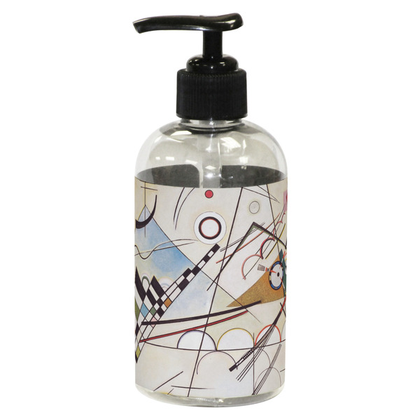Custom Kandinsky Composition 8 Plastic Soap / Lotion Dispenser (8 oz - Small - Black)