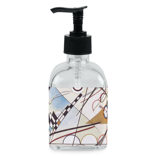 Custom Kandinsky Composition 8 Glass Soap & Lotion Bottle - Single Bottle