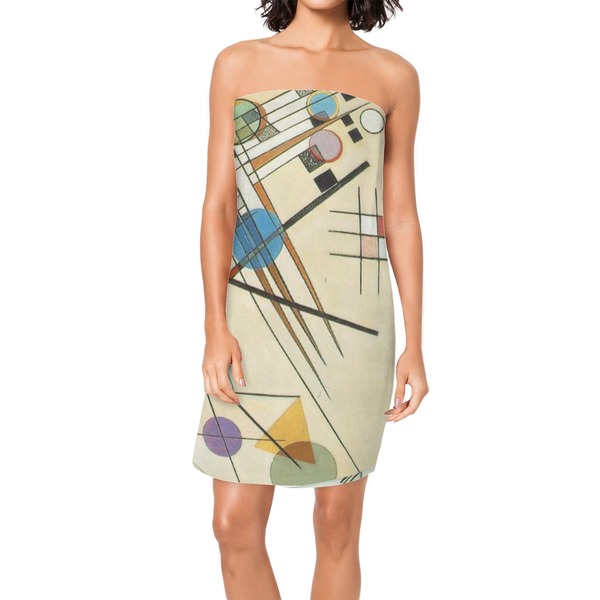 Custom Kandinsky Composition 8 Spa / Bath Wrap