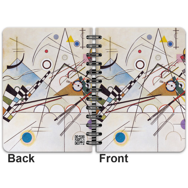 Kandinsky Composition 8 Spiral Journal 5 x 7 - Apvl