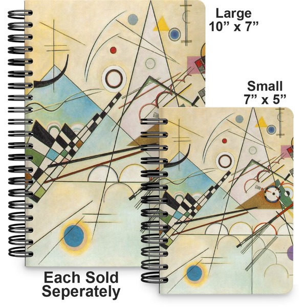 Kandinsky Composition 8 Spiral Journal - Comparison