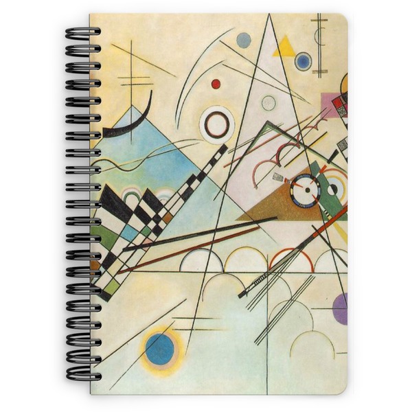 Custom Kandinsky Composition 8 Spiral Notebook - 7x10