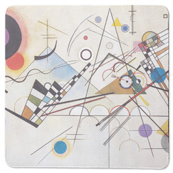 Kandinsky Composition 8 Square Rubber Backed Coaster