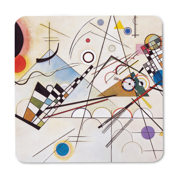 Kandinsky Composition 8 Square Fridge Magnet - FRONT