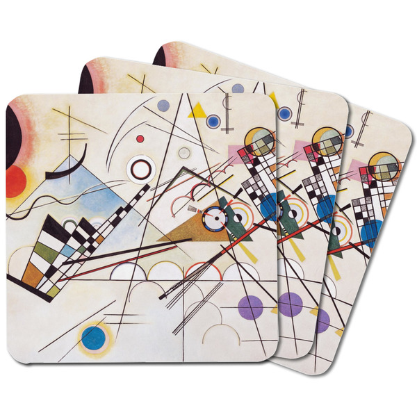 Kandinsky Composition 8 Square Fridge Magnet - MAIN