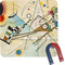 Kandinsky Composition 8 Square Fridge Magnet (Personalized)