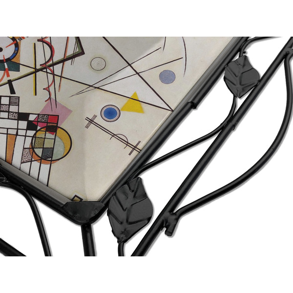 Kandinsky Composition 8 Square Trivet - Detail