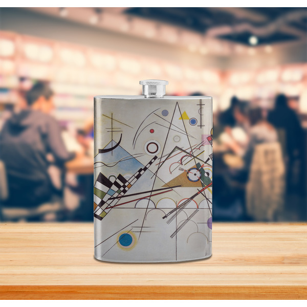 Kandinsky Composition 8 Stainless Steel Flask - LIFESTYLE 2