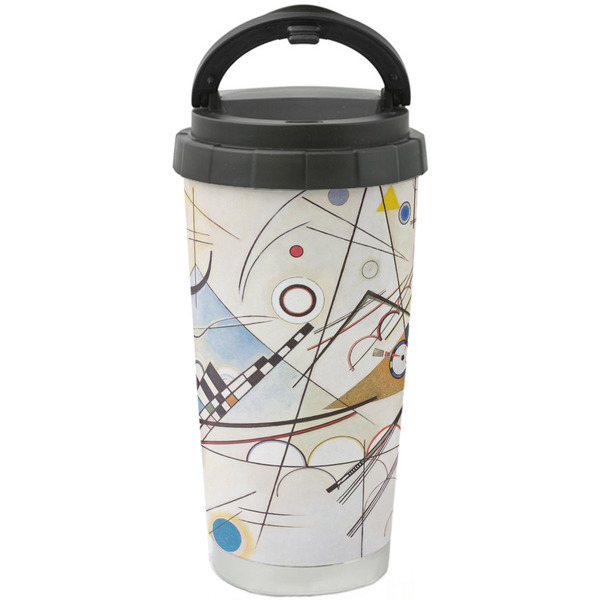 Custom Kandinsky Composition 8 Stainless Steel Coffee Tumbler