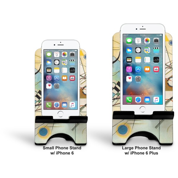 Kandinsky Composition 8 Stylized Phone Stand - Comparison