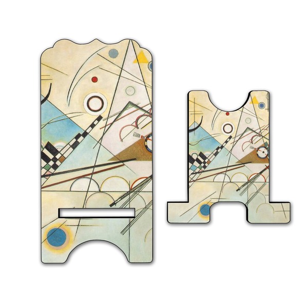 Kandinsky Composition 8 Stylized Phone Stand - Front & Back - Large