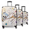 Kandinsky Composition 8 3 Piece Luggage Set - 20" Carry On, 24" Medium Checked, 28" Large Checked