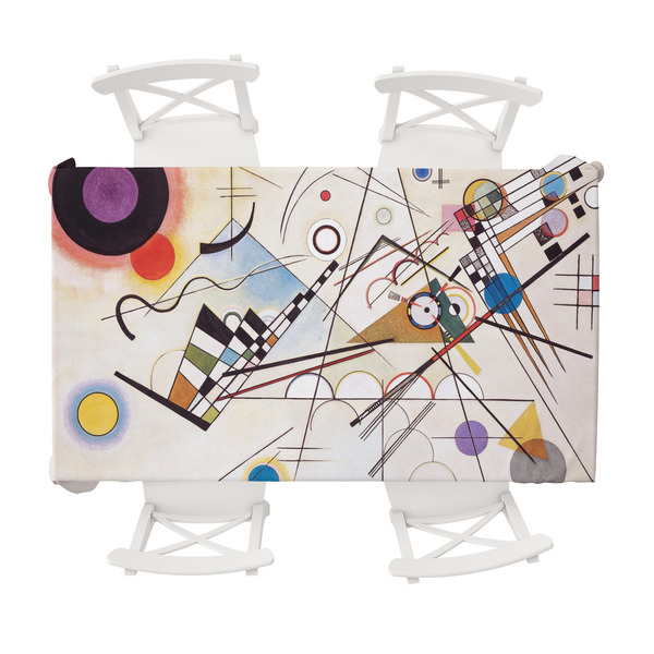 Custom Kandinsky Composition 8 Tablecloth - 58"x102"