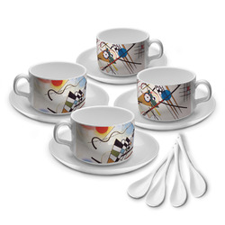Kandinsky Composition 8 Tea Cup - Set of 4