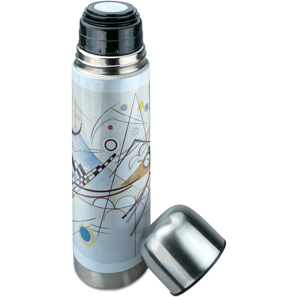 Kandinsky Composition 8 Thermos - Lid Off