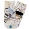 Kandinsky Composition 8 Toddler Ankle Socks - Single Pair - Front and Back