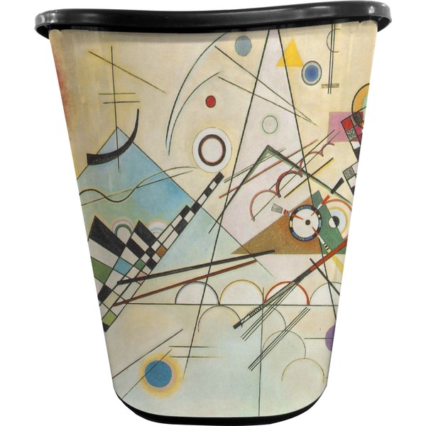 Kandinsky Composition 8 Trash Can Black