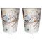 Kandinsky Composition 8 Trash Can White - Front and Back - Apvl
