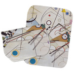 Kandinsky Composition 8 Burp Cloths - Fleece - Set of 2