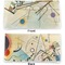 Kandinsky Composition 8 Vinyl Check Book Cover - Front and Back