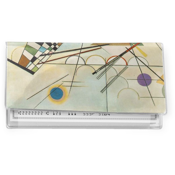 Custom Kandinsky Composition 8 Vinyl Checkbook Cover