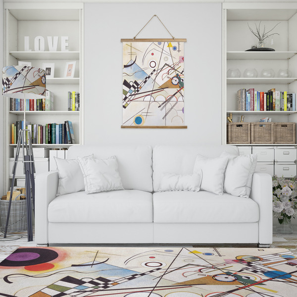 Kandinsky Composition 8 Wall Hanging Tapestry - Portrait - IN CONTEXT