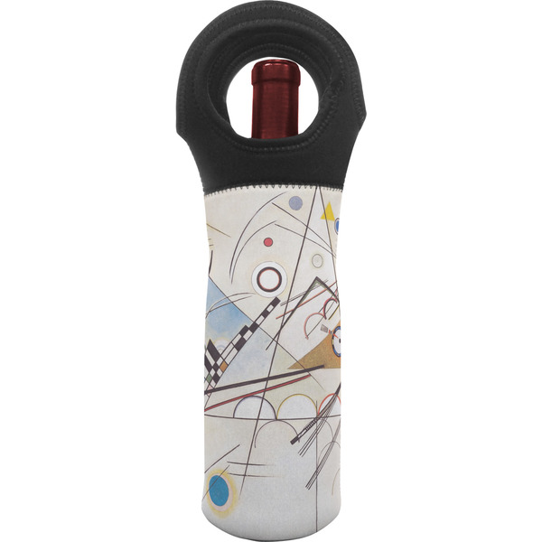 Custom Kandinsky Composition 8 Wine Tote Bag