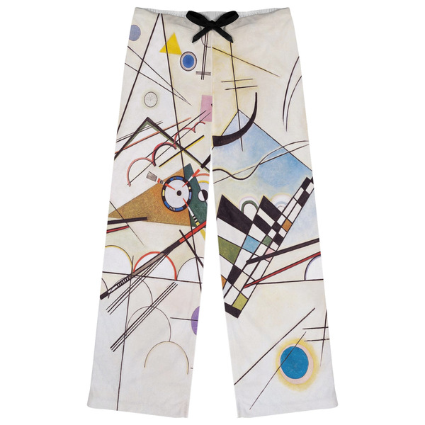 Custom Kandinsky Composition 8 Womens Pajama Pants - L