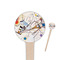 Kandinsky Composition 8 4" Round Wooden Food Picks - Single Sided