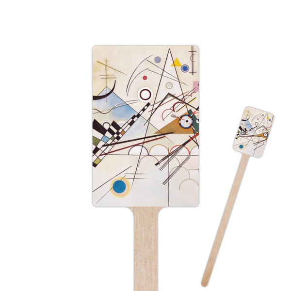 Custom Kandinsky Composition 8 6.25" Rectangle Wooden Stir Sticks - Double Sided