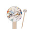 Kandinsky Composition 8 6" Round Wooden Food Picks - Single Sided