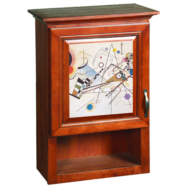 Kandinsky Composition 8 Wooden Cabinet Decal (Medium)