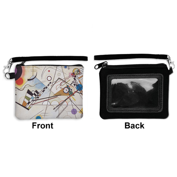 Kandinsky Composition 8 Wristlet ID Cases - Front & Back