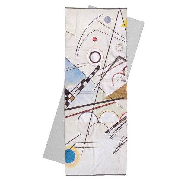 Custom Kandinsky Composition 8 Yoga Mat Towel