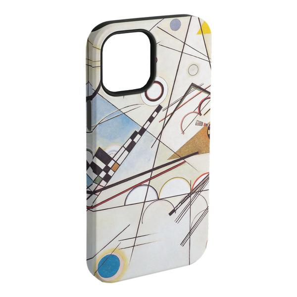 Custom Kandinsky Composition 8 iPhone Case - Rubber Lined