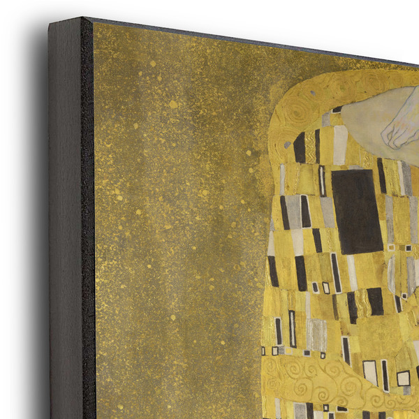 The Kiss (Klimt) - Lovers 11x14 Wood Print - Closeup
