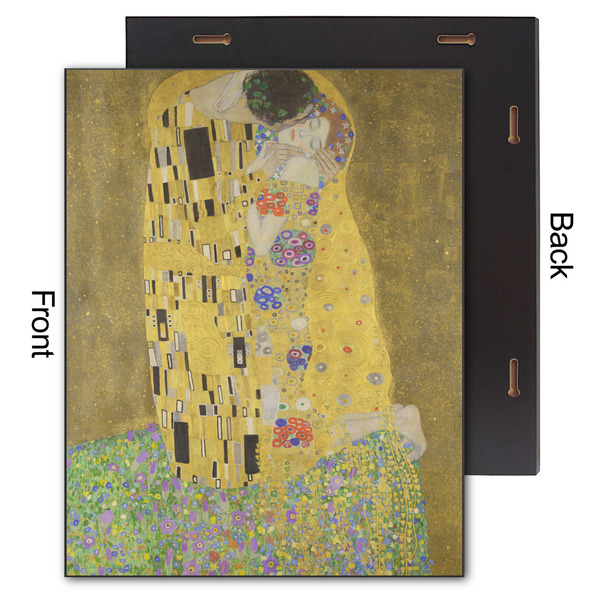 The Kiss (Klimt) - Lovers 11x14 Wood Print - Front & Back View