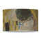 The Kiss (Klimt) - Lovers 12" Drum Lampshade - FRONT (Poly Film)